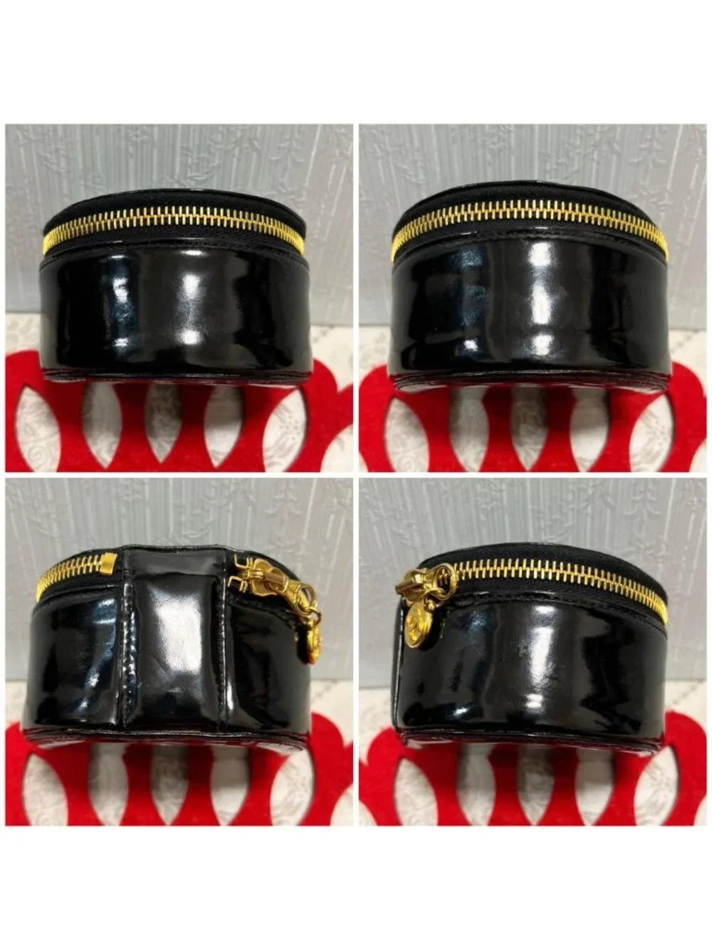Chanel Case Black Gold Handbag